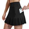 [AIRIKE] Women's Tennis Skirt, Golf Skirt, Spring/Summer, Moisture-wicking, High-waisted, Stretch, Drawstring, Pockets, Inner Shorts, Lightweight, Bre