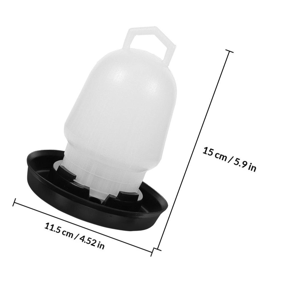 2Pcs Automatic Chicken Water Feeder Easy Install Leak Proof Plastic Water Feeder for Farm Chicken Duck Quail