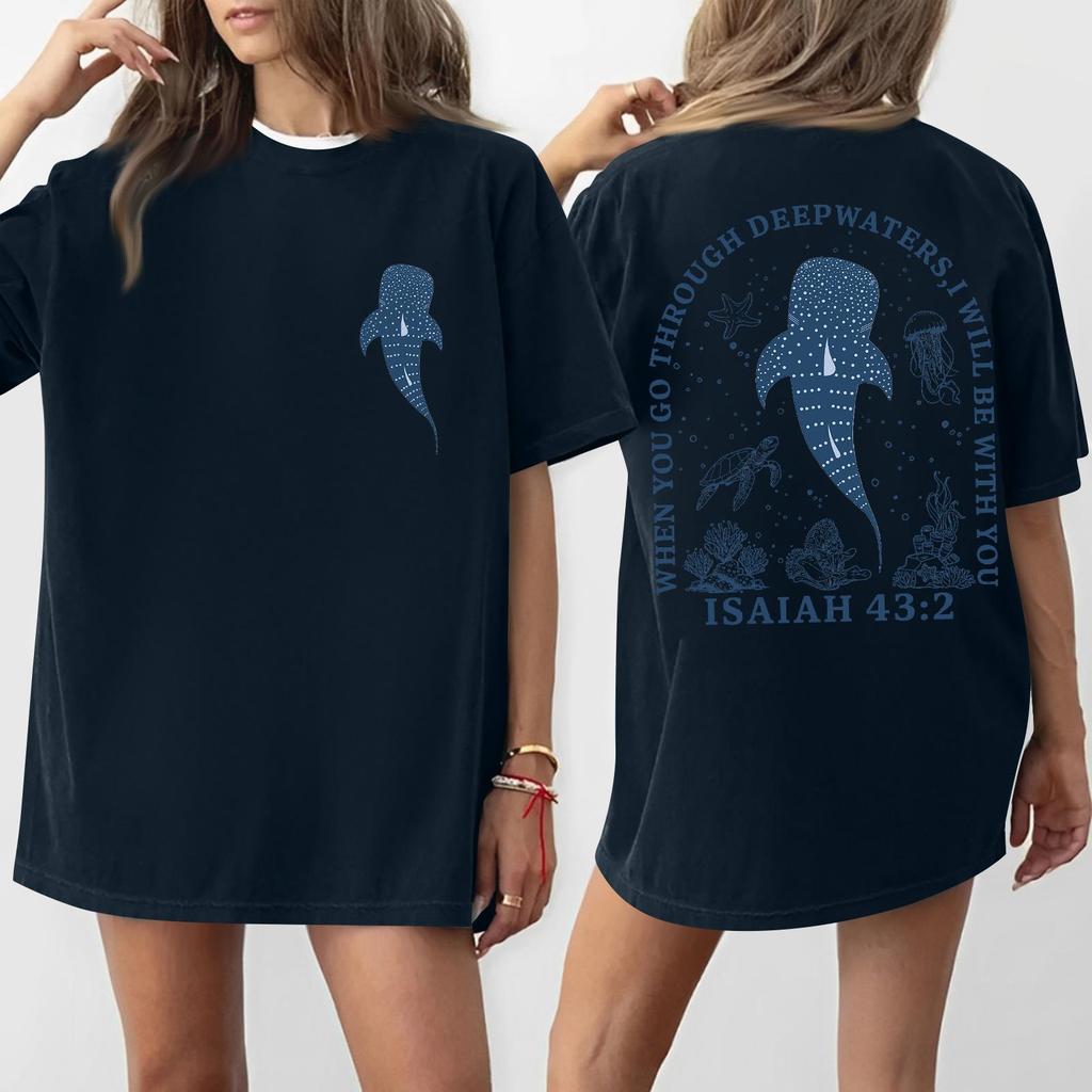 Women's Round Neck Printed Short-sleeved T-shirt Top