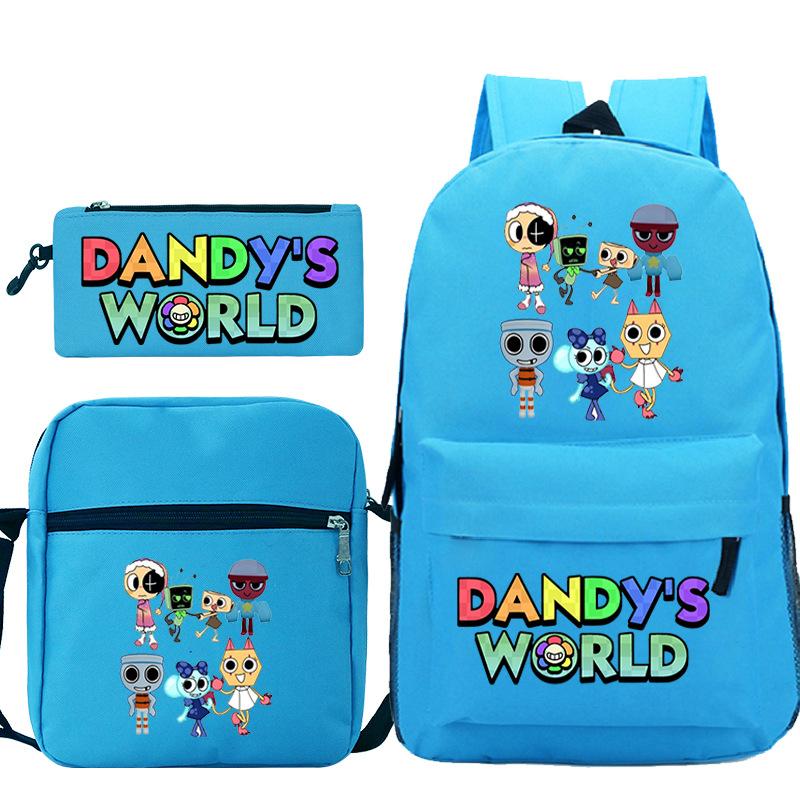 New Dandy's World Game Merchandise Cartoon Print Children's Backpack Cross-border Large-capacity Student Schoolbag