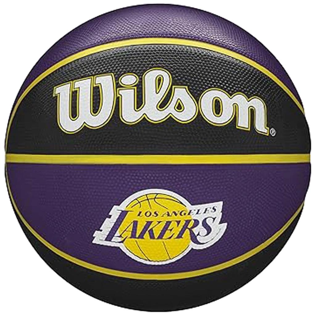 Wilson NBA Team Los Angeles Lakers Box, Unisex purple Basketball