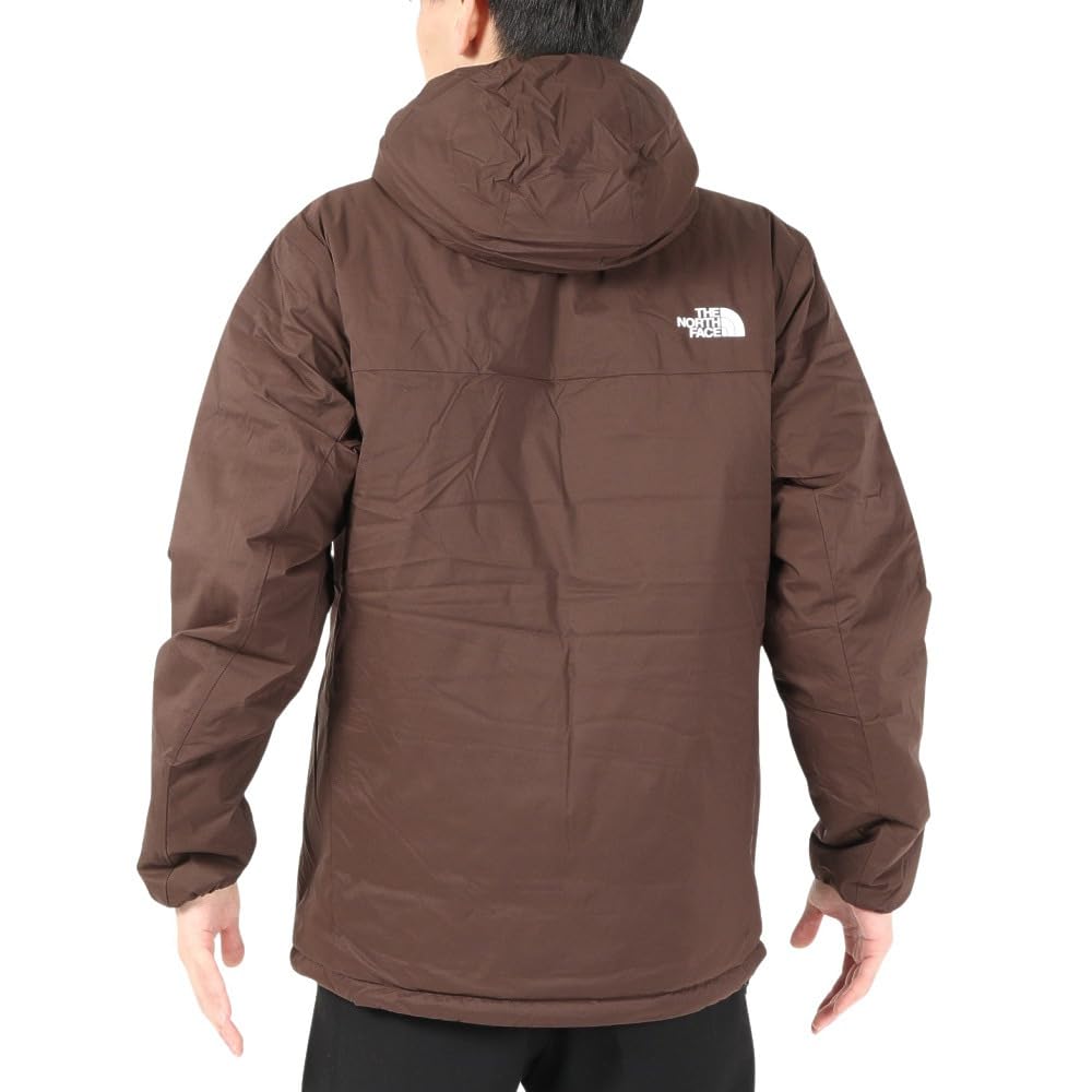 The North Face Reversible Anytime Insulated Hoodie for Water Coal Size L Men, Repellent, Windproof, Warm, Brown,