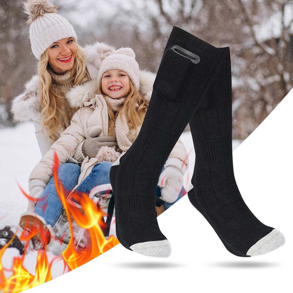 Electric Heated Socks Electric Heating Socks Breathable Rechargeable Skiing Sock Outdoor Sport Socks for Camping Hiking