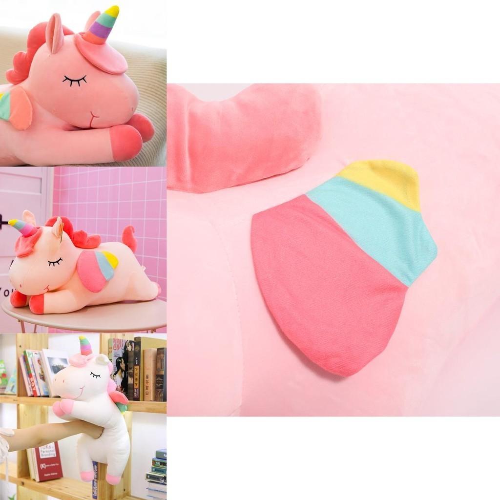 Entzückendes Einhorn Stofftier Weiche Plüschpuppe Kissen Perfektes Kinder Geburtstagsgeschenk