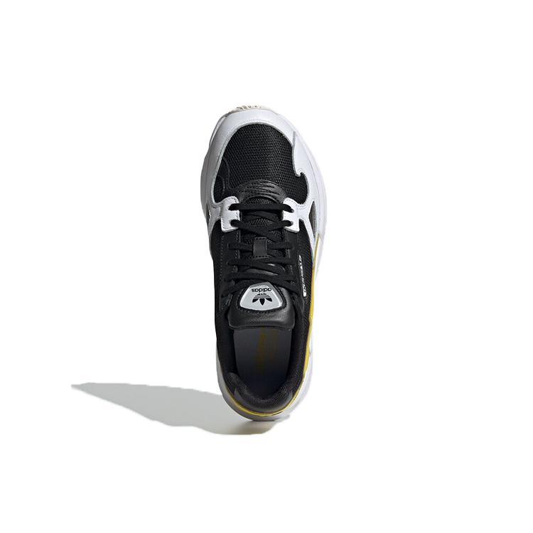 adidas Falcon 'Negro Amarillo Blanco' para Mujer EG6708