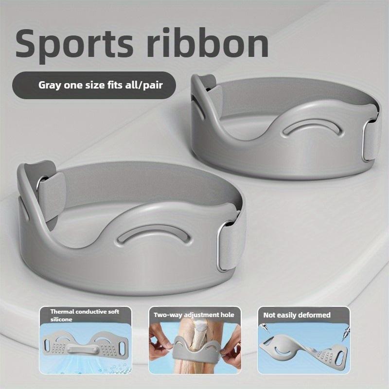 2PCS Adjustable Silicone Patellar Tendon Support Strap for Knee Brace Tendonitis Patella Bands Soccer Running Patella Stabilizer