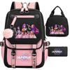 Kpop Witch Hunters Movie Peripheral Printed Backpack School Bag Lunch Bag Pencil Bag Student Three-Piece Backpack