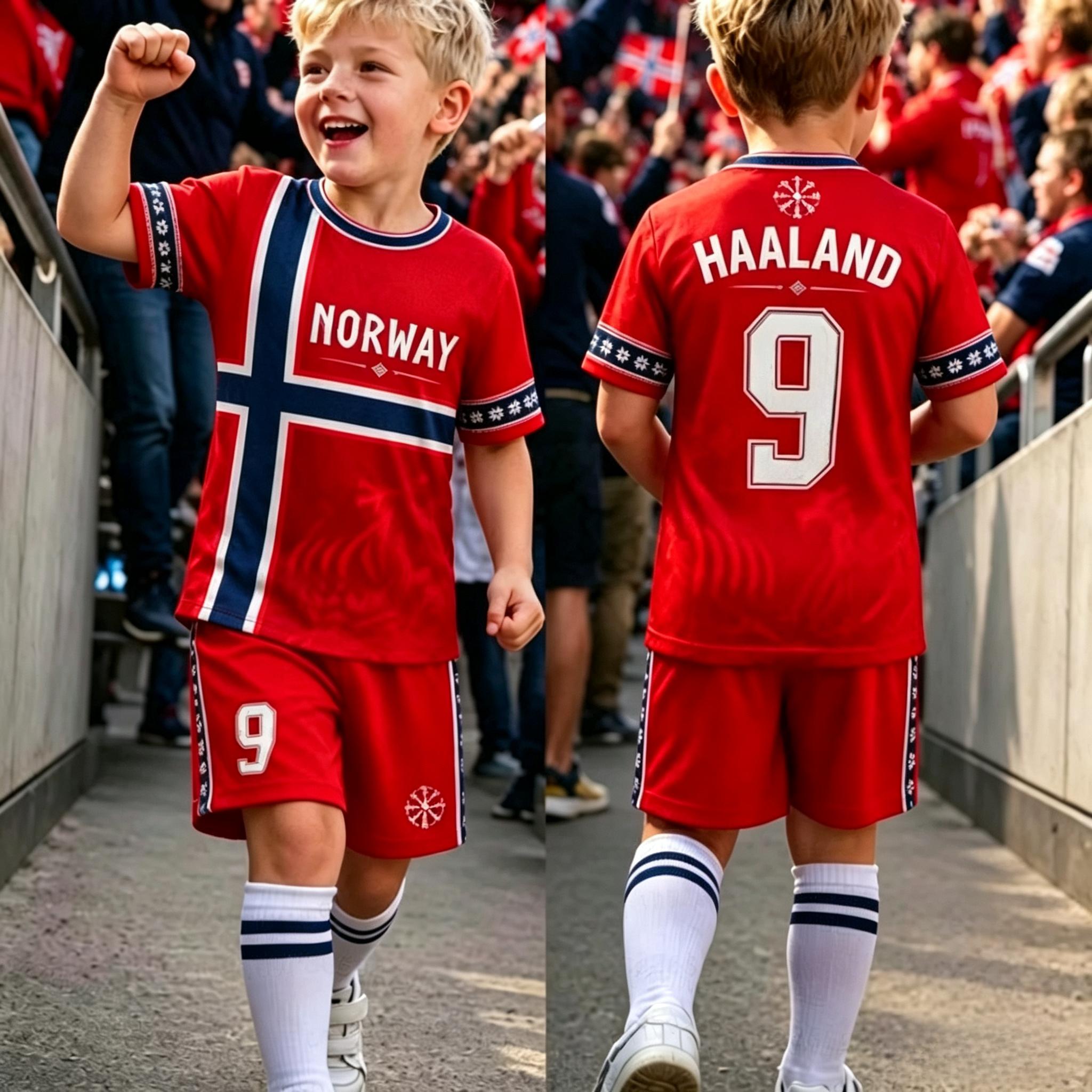 2026 Zēnu HAALAND Nr.9 Futbola