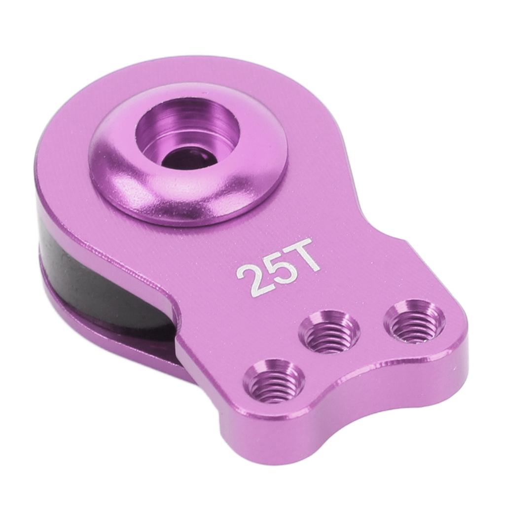 Servo Saver 25T Aluminum Alloy Replacement Lightweight Universal Servo Arm for 110 RC Car Purple
