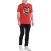 HUGO BOSS T-Shirts Men's Red Crew Neck Moderate Straight Fit 50462724-623