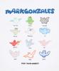 Mark Gonzales Angel Characters Short Sleeve T-Shirt - White