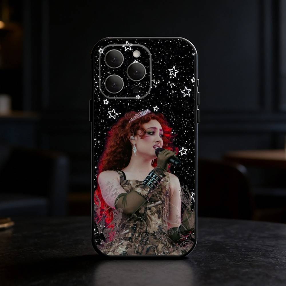 C-Chappell Roan Phone Case Silicone black Soft For IPhone 17,16,15,14,13,12,11,SE,Plus Pro Max