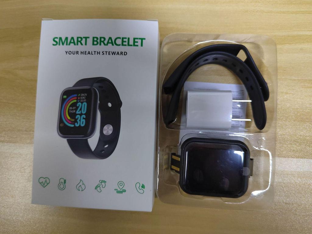Y68 Smart Bracelet: NFC, Heart Rate, Blood Pressure & Oxygen Monitor, D20 Pedometer, Call Alarm, Waterproof.