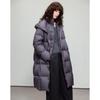 Demana Women's Mid-Length Zero-Pressure Feel Hooded Down Jacket