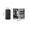 8/19Pcs Home Nail Clipper Set Large Dead Skin Pliers Diagonal Small Eyebrow Clipper With Leather Sleeve For Personal Grooming