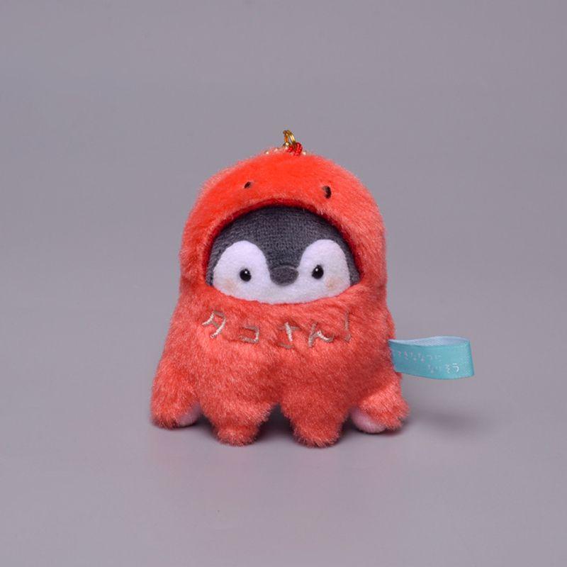 Koupen Chan Egg Toast Milk Dress Up Plush Keychain Pendant Toy Doll