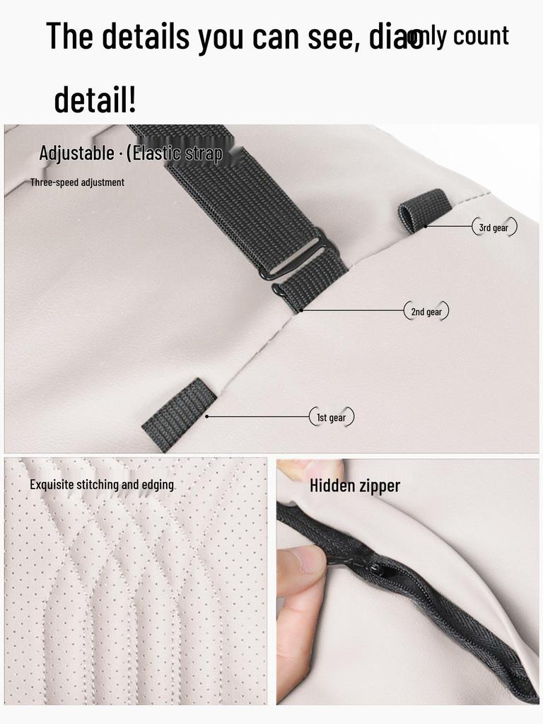 Universal Car Headrest & Lumbar Support Cushion Set for Maybach - All-Season Neck Protection
