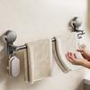 Non-Drill Bathroom Suction Towel Bar - Wall-Mounted Hand & Bath Towel Rack