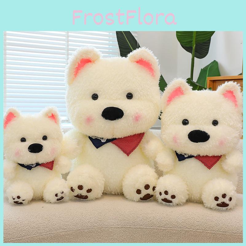Adorable West Highland Terrier Plush Toy Soft Dog Stuffed Animal Perfect Birthday Gift