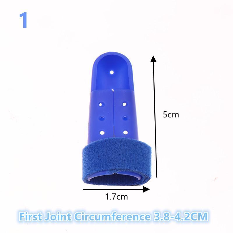 

Blue Finger Splint Brace Adjustable Finger Support Protector For Fingers Arthritis Joint Finger Injury Brace Pain Relief