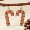European & American Christmas Earrings: Santa, Snowman, Bells, Socks, Candy Canes - Holiday Gift Collection