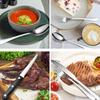 24pcs Stainless Steel Tableware Set Food Grade Tableware Fork and Spoon Set Mirror Finished Utensil Sets