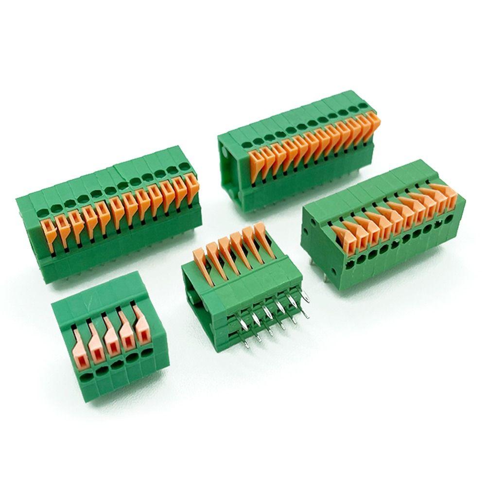 2.54mm Pitch PCB Connector KF141R Wiring Terminal PCB Wire Spring Terminal Block