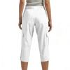 Women's Workwear Cropped Pants with Pockets