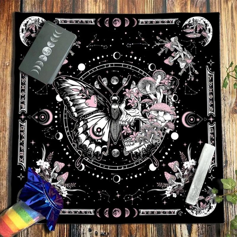 Square Altar Board Game Cards Pad Rune Table Cloth Metaphysical Board Game Mat