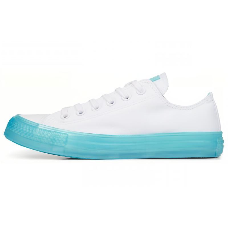 

Converse All Star OX Low-Top Board Shoes Women s White Blue 36.5