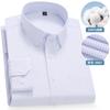 High Quality 100% Cotton Men's Shirts Long Sleeve Slim Fit Business Formal Striped  Shirt Social Male Clothing Plus Size 8XL 7XL