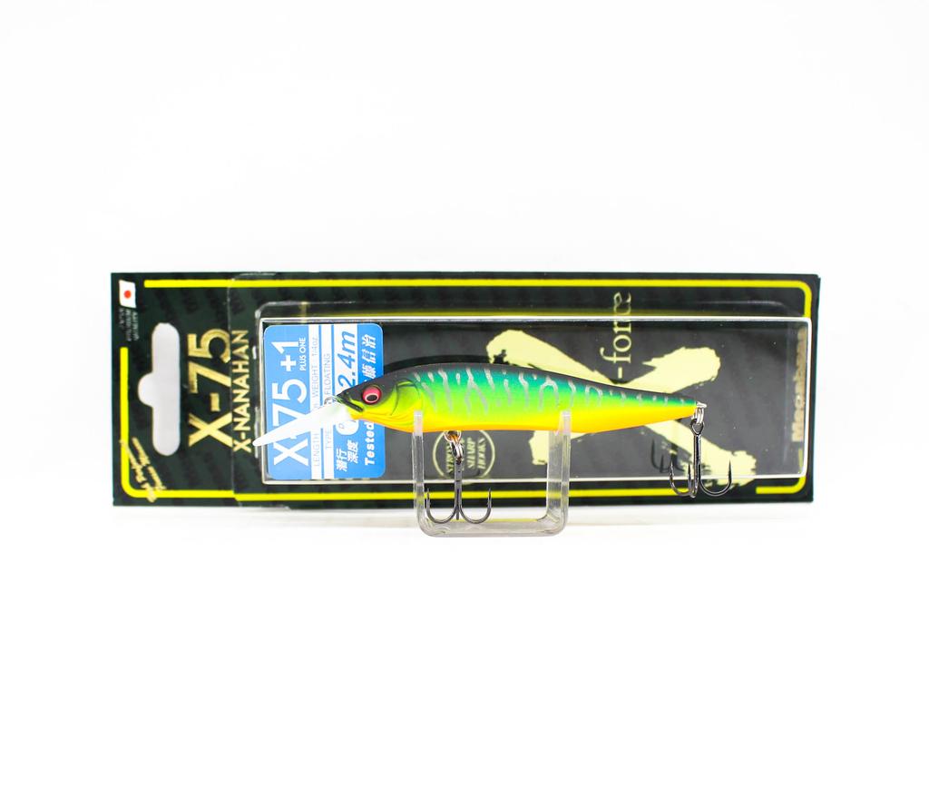 Megabass X-Nanahan +1 75 mm 1/4 oz Floating Lure Mat Tiger (1470)