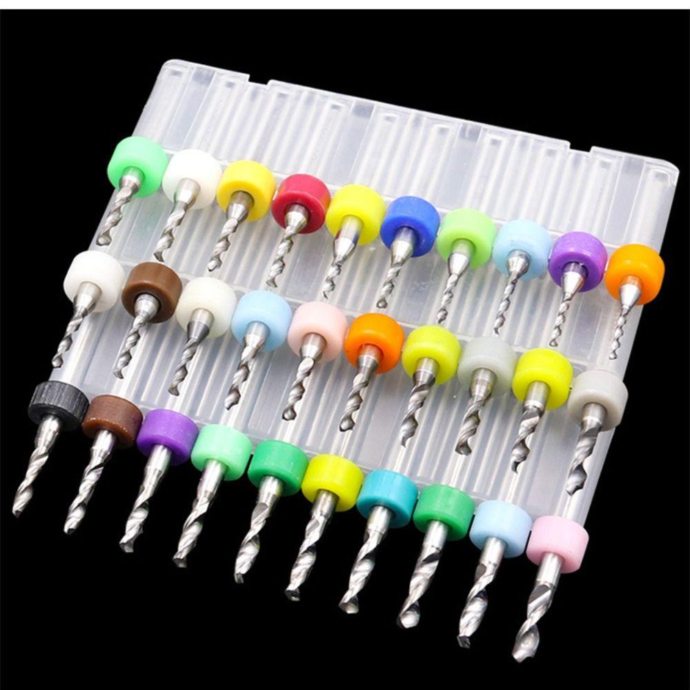 Tungsten Steel PCB Drill Bits Convenient Twist Bits Drill Bits Machine CNC Drilling Bit Set Home