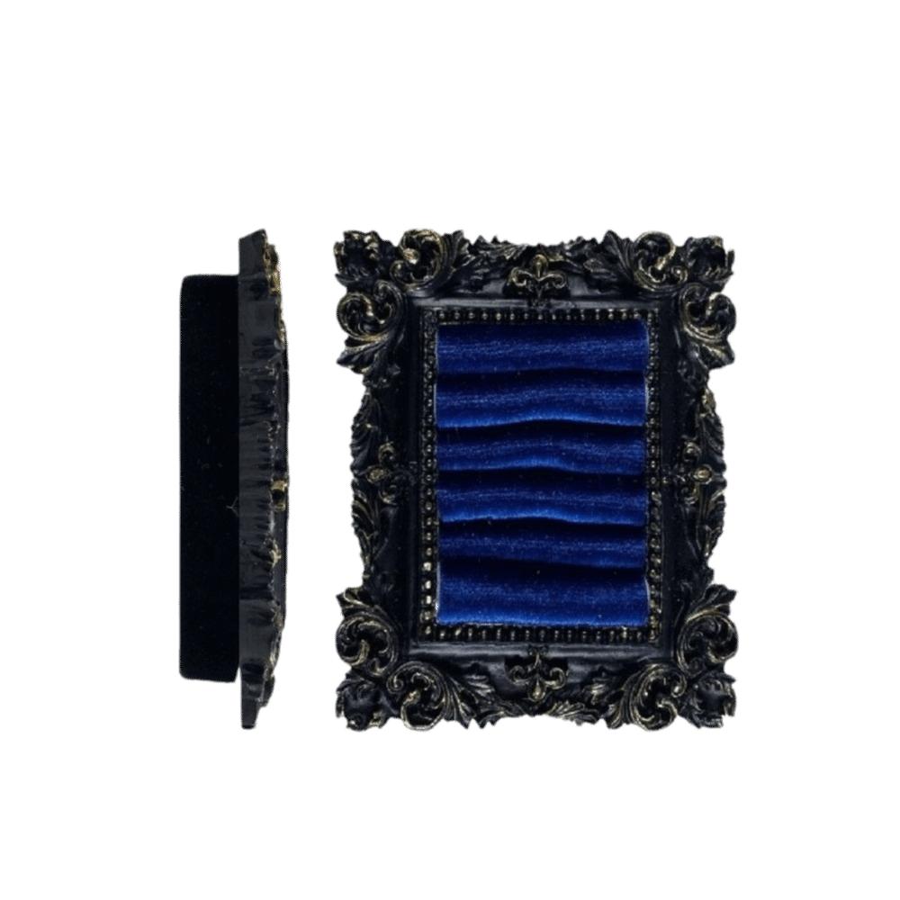 

Black Golden Ring Display Holder Gothic Dark Style Earring Display Rack Wedding темно-синього кольору