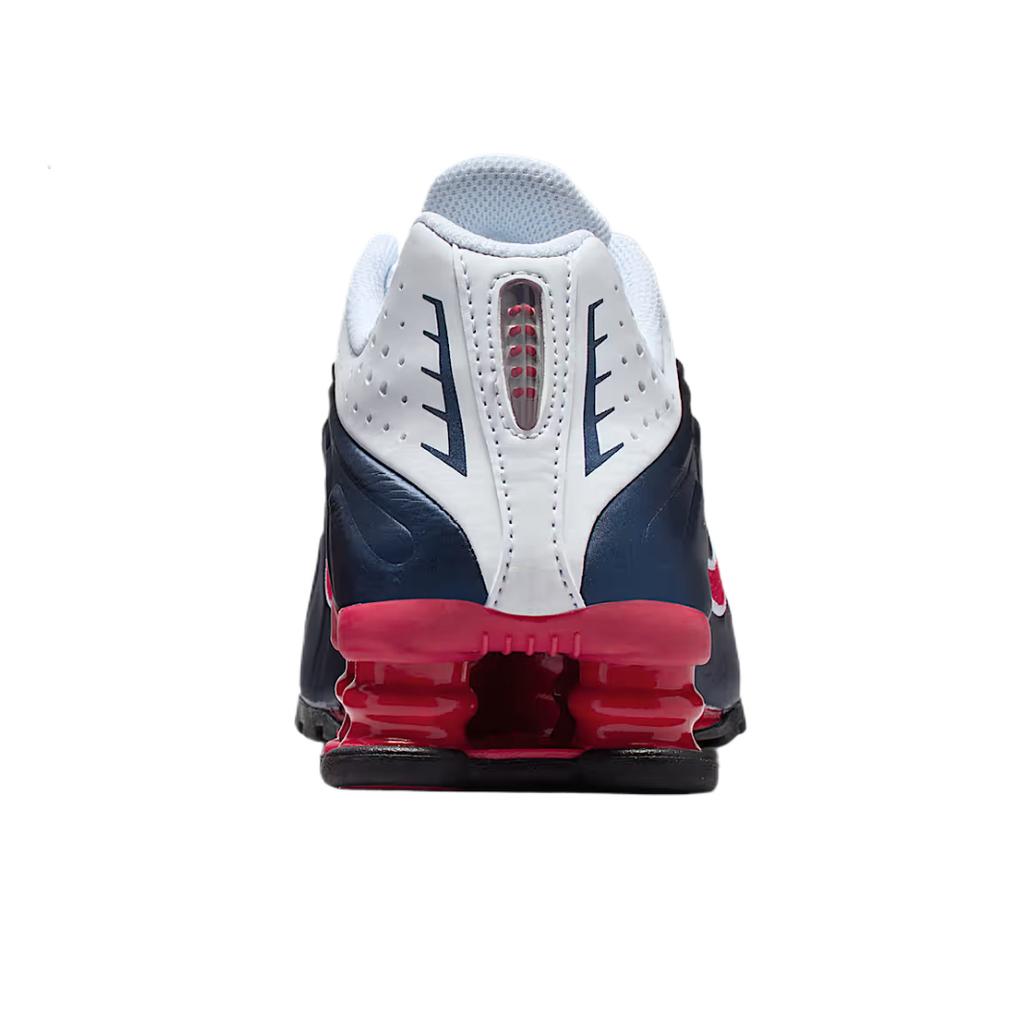Nike Shox R4 GS USA Kids Sneakers Blue Midnight-Navy White CW2626-400