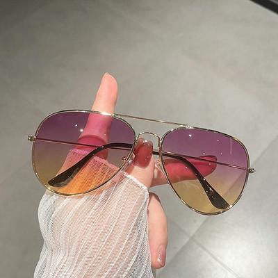 Occhiali da donna Occhiali da sole a doppio raggio Parasole