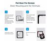 Paw Print Small Pet Screen Door - Anti-Bite for Cats and Dogs
