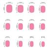 Glossy Winter Snowflake Christmas Snowflake False Nail For Holiday Gatherings Nail Art Quick Wear