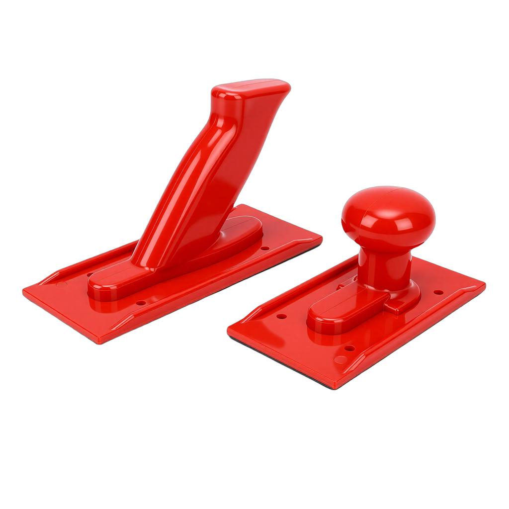 2PCS Woodworking Push Blocks Rounded Handle and Angled Grip Push Stick for Table Saw Planer Red