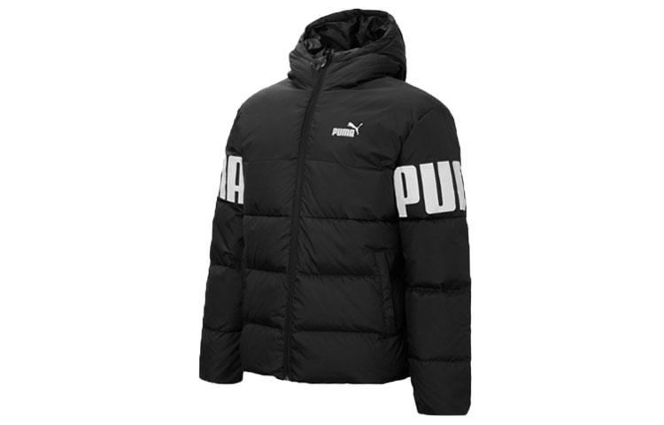 PUMA ESS Printed Down Jackets Men s Black Hooded Moderate Other 848172-51 S