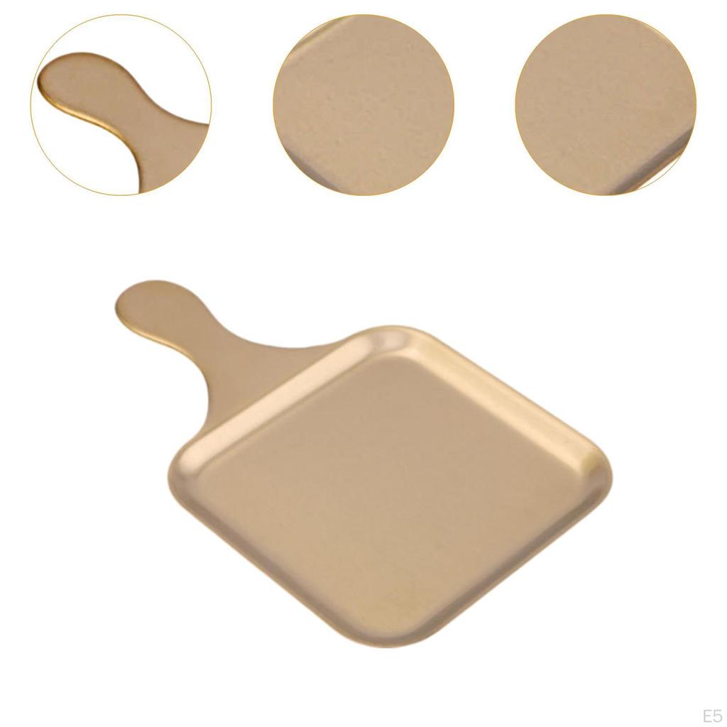 Cake Tray Serving with Handle Creative Decorate Multipurpose Snack Plate Decorative