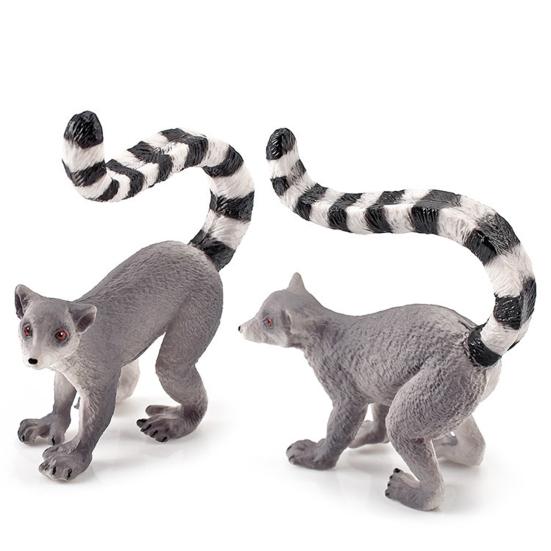 Animal Model Simulated Detailed PVC Forest Animal Raccoon Model for Kids