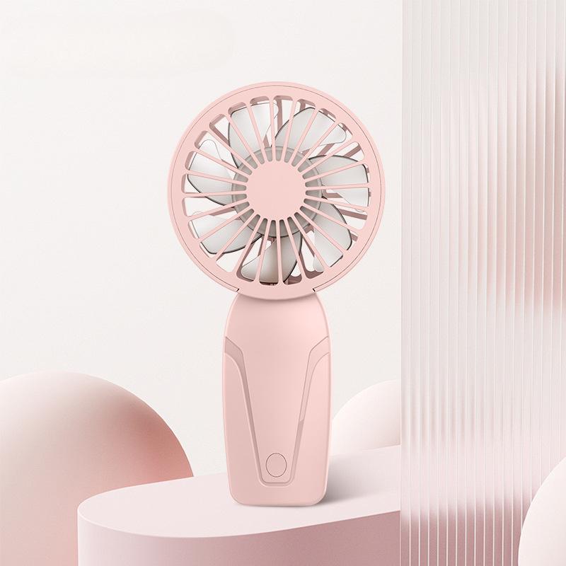 Portable Handheld Small Fan ABS Lightweight Cute Appearance USB Rechargeable Mini Fan for On Go Cooling Portable Mini Pocket Fan