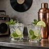 2pcs Set Whiskey Glass Alcohol Cup Set Beer Juice Water Cups Transparent Drinking Bar Glasses Party Restaurant Tumbler Glassware