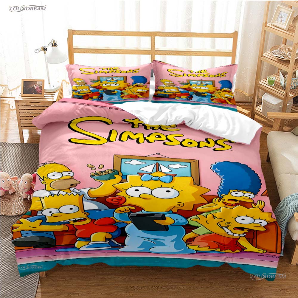 Comforter Carton Funny Casal All Season Comforter Bedding Sets Soft And S Teens Single/Double/Queen/King