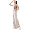 Anta Einfache Mid-Waist Sporthose mit Kordelzug, atmungsaktiv, vielseitig, mit weitem Bein, Damen Hosen Galaxy-Grau 962527303-5