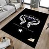 1pc FRAGILE EXPRESS Home Office, Durable Polyester Floor Mat with Easy, Office Decor, Urban Style, Nonslip Backing, Highquality Fabric