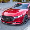 For Mazda 3 Sedan Axela 2020 2021 2022 Front Bumper Lip Splitter Chin Guard Accessories Styling Tuning For
