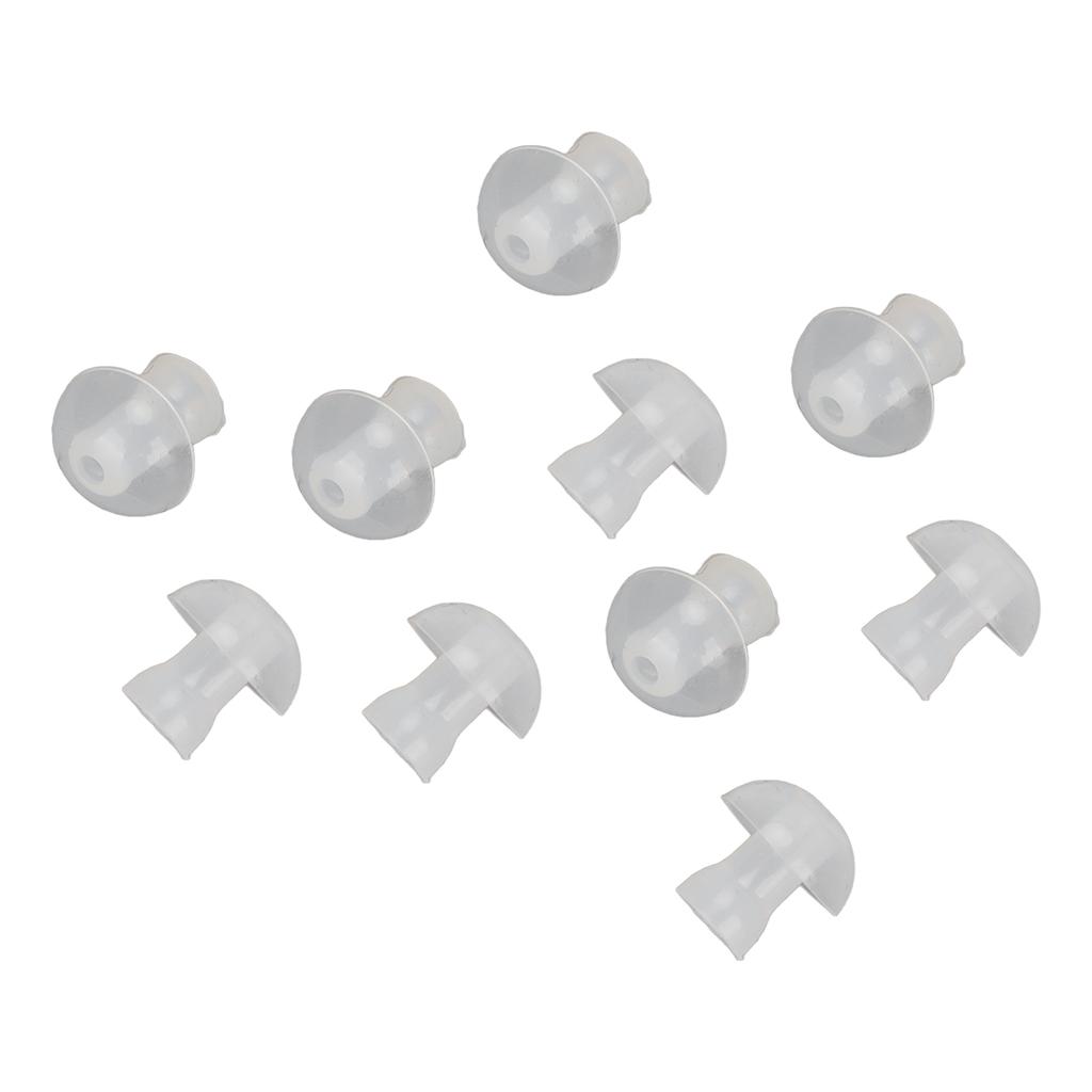 10Pcs Hearing Aid Ear Tips Soft Replacement Universal Domes Hearing Aid Ear Tips for Hearing Aid