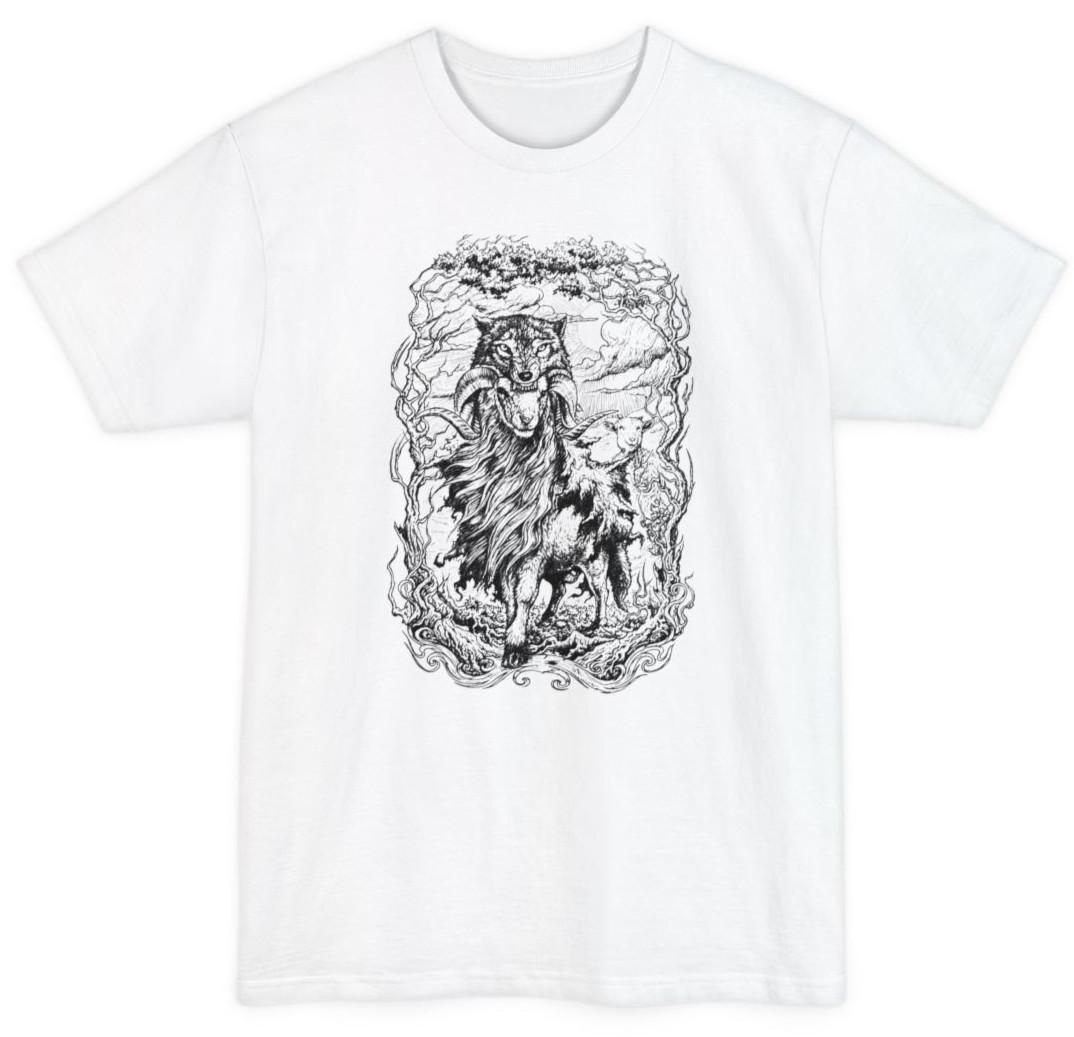 Sheep in wolf s T-Shirt Horror Halloween Movie Unisex Tall Beefy-T® T-Shirt L